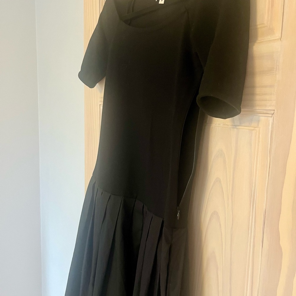 Elegant Black Off-Shoulder MARCELLA NYC Mila Midi Dress - Picture 6 of 8